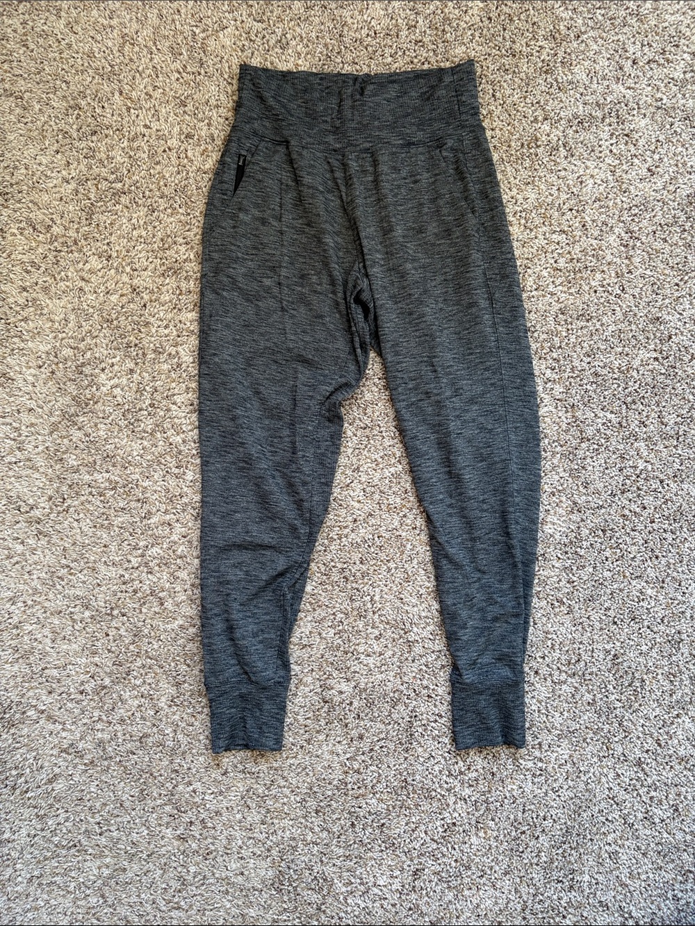 Athleta Charcoal Gray High-Waist Venice Joggers S